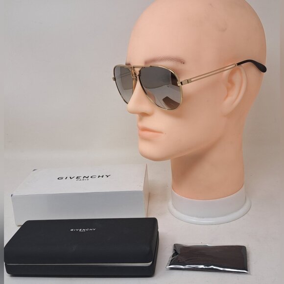 NEW Givenchy Women\'s Sunglasses Gold Brown Mirror Gradient GV 1110S 61-13-140 main image 15
